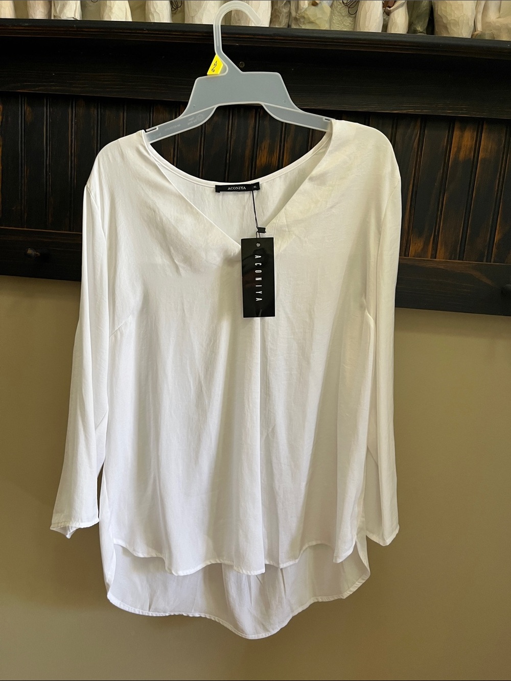 Women’s White Layered V-Neck Tunic